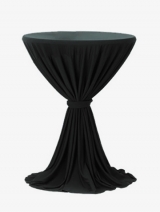 Černý potah na bistro stolek