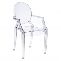 Ghost židle Louis transparentní